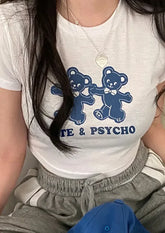 Cute and Psycho Baby Tee | Crop Top